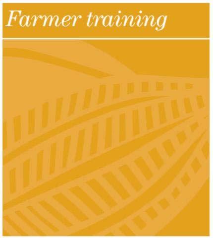 Farmer Training Pillar Educated farmers 1.