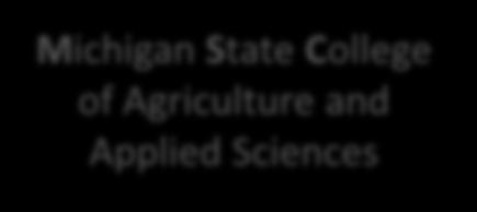 Agriculture and Applied