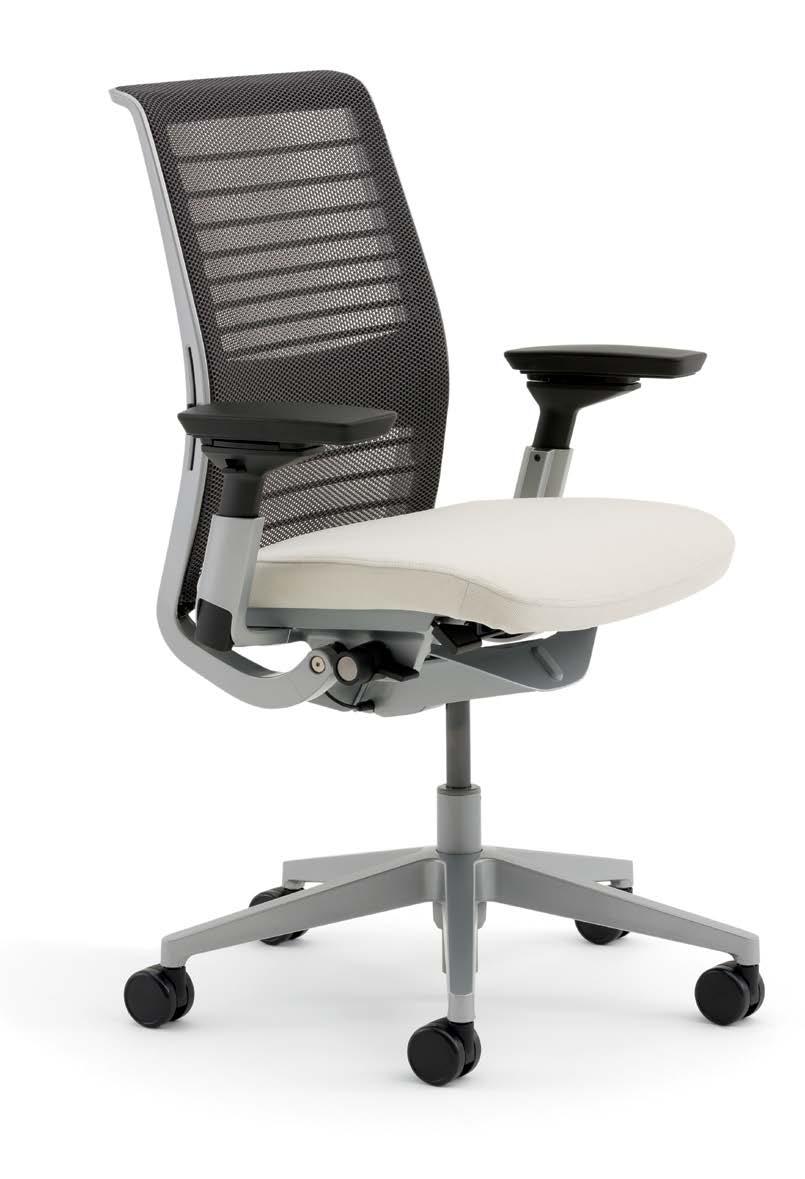 ADJUSTABLE ARMS Height, width, pivot, depthadjustable arms are mounted to the mechanism to keep the user s arms level, even in a reclined posture, helping to stay oriented to different workstyles.