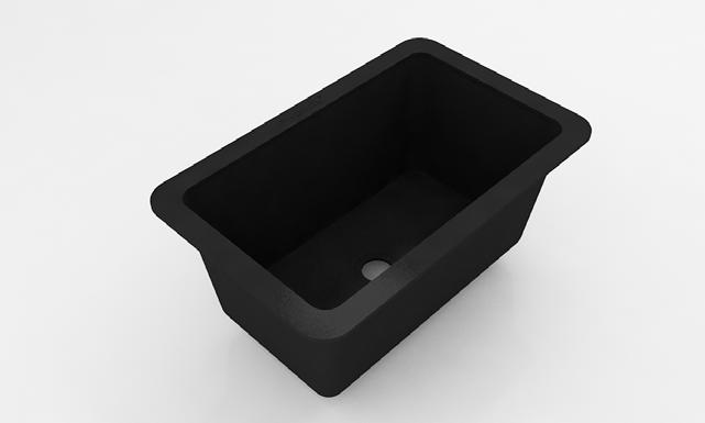 PP SINK PRODUCT NUMBER 97B0552 Remember to order 97B0073 for waste connection (see page 6)2 REMEMBER TO ORDER 97B0073 FOR WSTE CONNECTION Standard colour: black (other colors available on request )