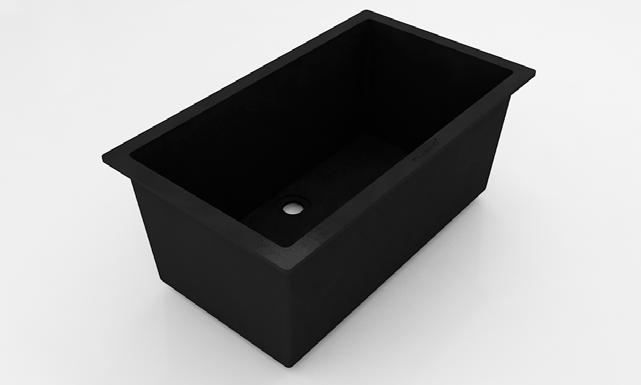 PP SINK S P E C I F I C T I O N S Standard colour: black(other colours available on request, there