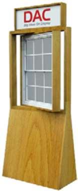 Classic Series Wedge Window Displays Available for