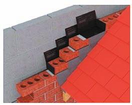 CAVITY TRAYS Cavity trays are predominantly used at the abutment of either a pitched, flat or mono pitch roof within a cavity wall and are also used over ring beams, airbricks, cavity liners, ducts,