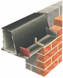 Adjustable Cavity Trays Adjustable stepped trays are required in pitched roof scenarios, most commonly used to suit roof pitches of 25 degrees and above in standard masonry construction.