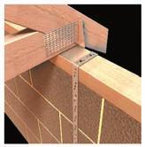 Lateral restraint straps are referred to as heavy duty and are designed to provide a horizontal restraint to joist and rafter timbers preventing spread.