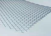 EXPANDED METAL LATHS Expanded Metal Lathing is mainly produced as a key for plaster when applied on suspended ceilings and walls.