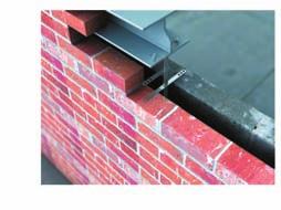 Head restraints and sliding brick anchor stems Head restraints and sliding brick anchor stems are used to provide lateral restraint to the head of a wall.