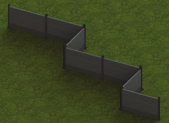 4.5 Combination of different types of panels for creation of a noise barrier Different types of panels for the barrier wall are most often combined for the purpose of