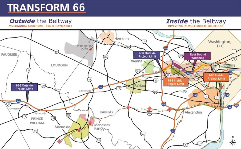 The current HOV-2 requirement on I-66 will be raised to HOV-3 to be consistent with the region s Constrained Long Range Plan (CLRP), which calls for HOV-3 by 2020.