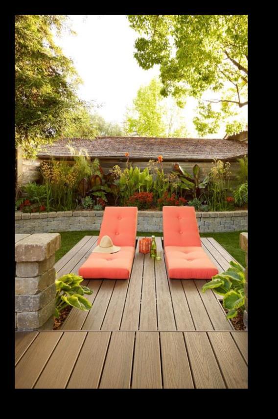 Market Opportunity Growing desire for unique outdoor living spaces Alternative materials to wood decking are projected to experience above average annual gains in demand through 2020 (1) Outdoor