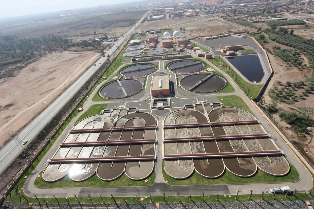CURRENT STATE OF THE TREATMENT AND REUSE OF RECLAIMED WASTEWATER IN MARRAKESH WASTEWATER TREATMENT PLANT Pre-treatment: grit and grease removal.
