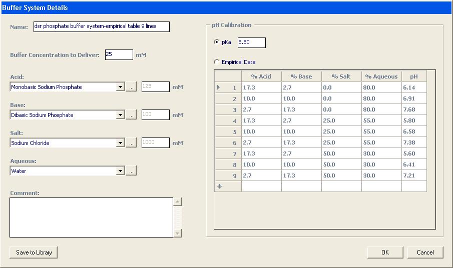 Calibration Options Auto Blend Plus Select to Use Empirical