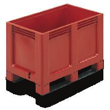 Rigid pallet containers 11 Geobox top benefits 1. Solid or ventilated base floor and sidewalls 2.