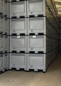 Rigid pallet containers 03 Super volume in a robust and hygienic form Key benefits Our Big Box rigid pallet containers are automationfriendly.