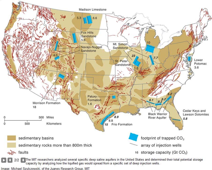 Deep Saline Aquifers in the United States Ref: http://web.