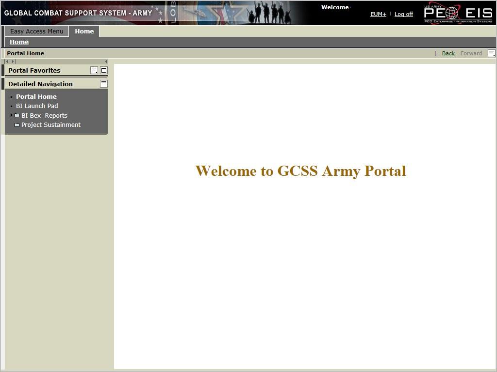 Page: 22 of 23 GCSS Army Portal You have generated, exported, and saved the Unit Equipment Readiness List report.