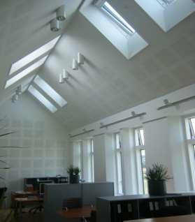 Sensors regulating internal and external blinds 90% satisfied or very satisfied compared to 40%