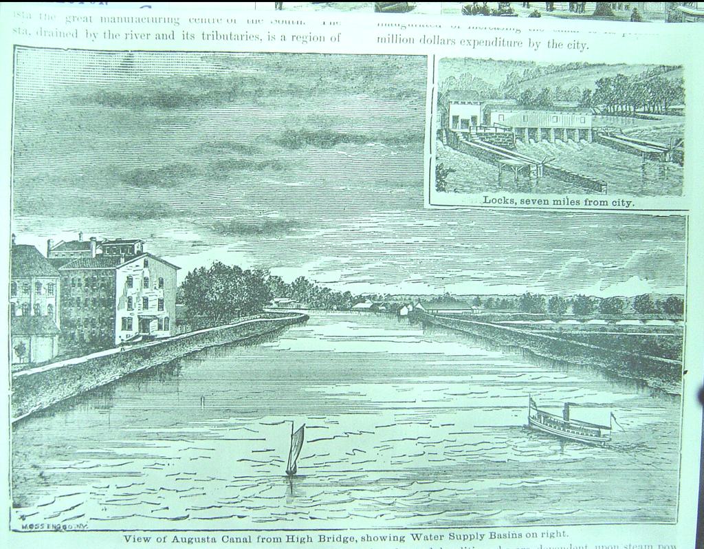 Canal System 1861 1901 Augusta