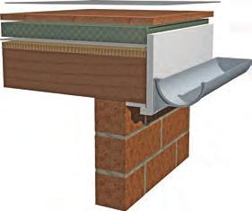 20 installed as shown below: 12mm Ply Sub Deck 100mm of Kingspan TR26 or equivalent 18mm T&G OSB3 board GRP laminate A170/A200/A250- Drip Trim The A type trim is a drip trim, fitted to the lowest