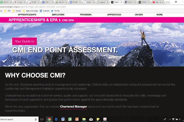 As an End Point Assessment Organisation (EPAO), CMI will carry out the EPA against the assessment plan we also offer an optimised booking process to accelerate the drawdown of final funding for each