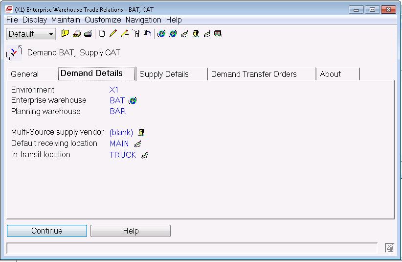 For the Demand Details tab the Multi-Source supply vendor is not