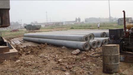 General information Information of pile Pre-stressed concrete pipe pile(phc), diameter 500mm,