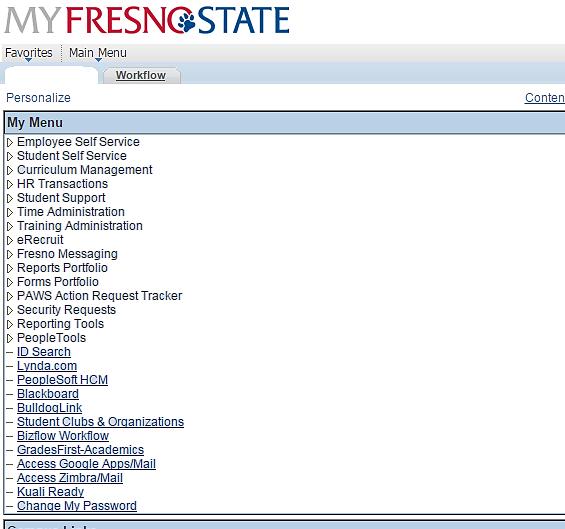 Sign in to MyFresnoState/PeopleSoft To review applicants, you must