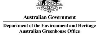 Shevlin, David Ugalde and Anthony McGregor Australian Greenhouse Office
