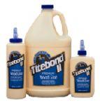 Titebond II (Woodworking Glues) Excellent heat and water resistance, sands easily, paintable, and ideal for exterior woodworking projects.