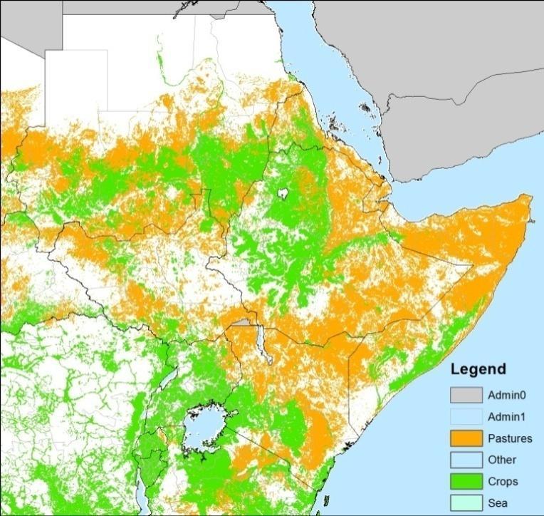 The June-Sept rains are particularly important in Sudan, South Sudan, western and