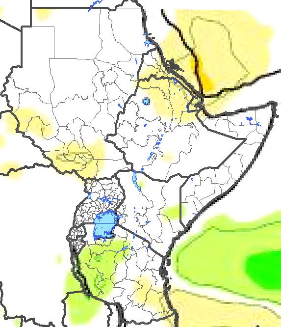 Enhanced rainfall forecasted in Sudan, South Sudan and the Ethiopian highlands Forecast Rainfall Anomalies (mm): Aug- Oct 2012 Source: ECMWF Basin Excess Rainfall