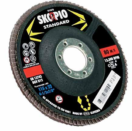 Trademark MARKINGS ON WHEEL LABELS Quality class Product name Warnings for safe work Maximum peripheral speed Maximum rpms Certificate of Compliance Standard Quality Dimensions