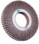 COMBINED FLAP WHEELS Diameters 100 250 mm SKORPIO Name Quality class Abrasive grain and base BK-SBK STANDARD A q w w w q w Cloth/Non-woven material Construction steel Alloy stainless steel Stainless