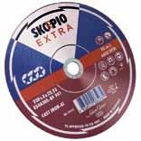 CUTTING-OFF WHEELS Diameters 100 230 mm SKORPIO EXTRA 3STARS PROFESSIONAL PRODIMENSION Quality Material Quality class EA30T-BF Steel, metals Extra E20A30R-BF Stainless steel, steel Extra The EXTRA