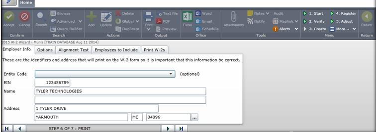 Step 6: Printing It is important to keep in mind, even if you are delivering W-2s electronically, this step of the wizard still must be completed.