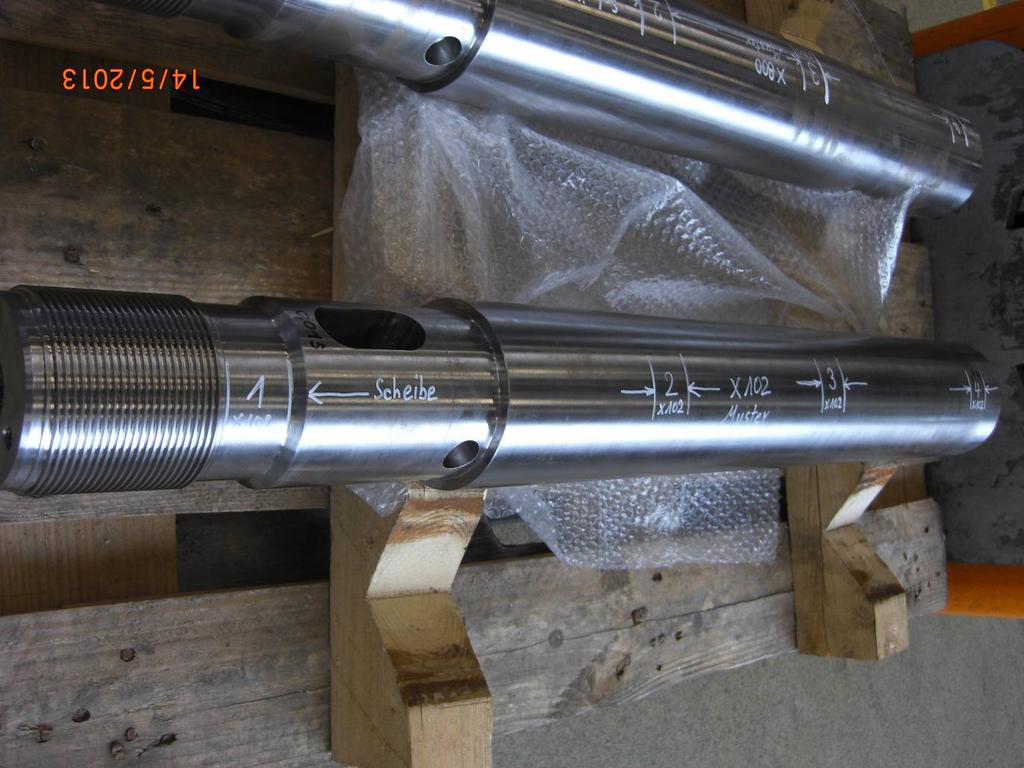 Scope available parts X-102 barrel Ø 35 mm x 1010 mm X-800 barrel Ø 40 mm x 1010 mm R121 barrel internally RP19.