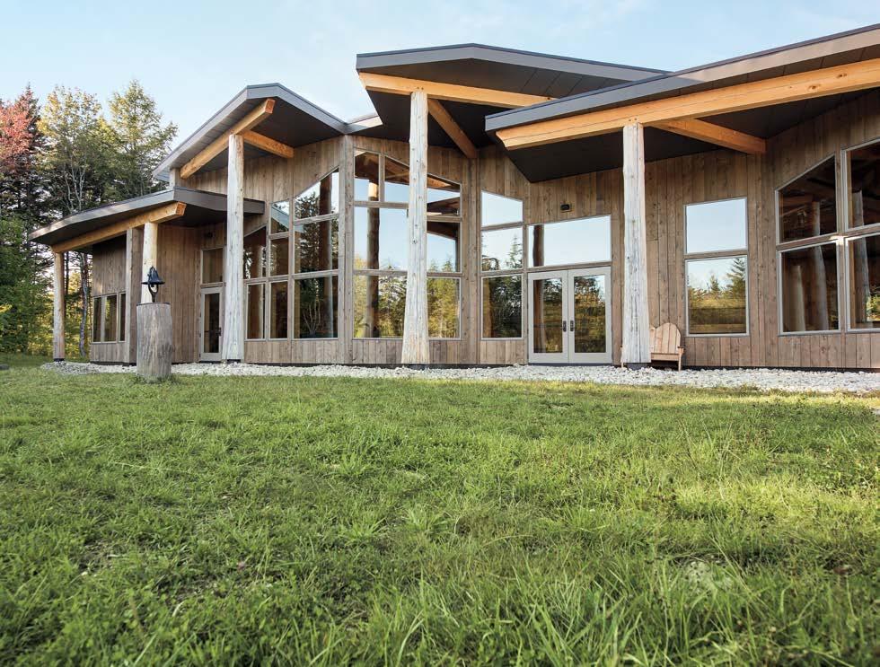 ENERGY-EFFICIENT PROJECT FEATURED ON COVER BURR & BURTON ACADEMY MOUNTAIN CAMPUS - PERU, VT PROJECT TYPE: School facility, Certified LEED Platinum ARCHITECT: Bensonwood Energy-efficient Marvin