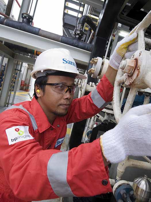 ENGINEERING DISCIPLINES Santos employs graduates from a number of engineering disciplines including petroleum, chemical, mechanical/mechatronic, environmental, electrical and civil, as well as