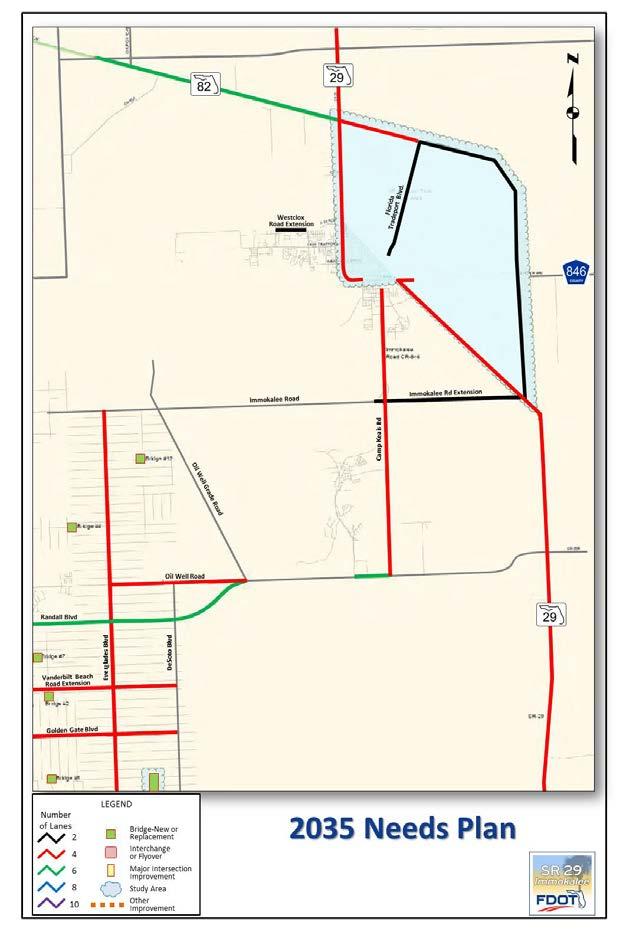 LRTP 2035 Needs Plan Several Immokalee Area State Road Projects Need to be