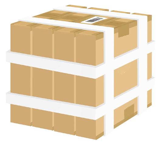 Seal the package with strong packing tape using the H taping method to secure all seams and prevent accidental opening during shipping.