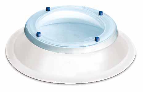 Circular Domes Finished Roof aperture sizes GRP upstand 150 mm Rooflight Daylight sizes Opening ventilation section Hinged ventilation 1 600 400 M or E 2 700 500 M or E 3 800 600 M or E 4 900 700 M