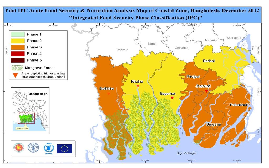 Integrated Food Security Phase Classification (IPC) Bangladesh Integrated Food Security Phase Classification (IPC) Acute Food Security Situation Overview Created on: 10 December 2012 Summary of