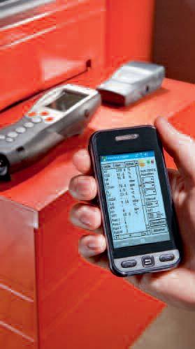 Easy, mobile data management for flue gas analysis The software package testo easyheat and easyheat.