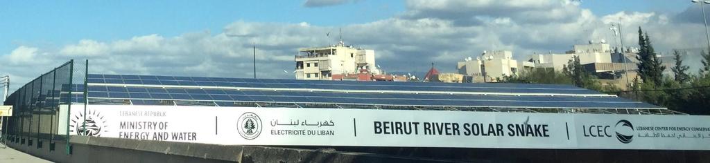 VI. Projects Other Projects Beirut River Solar Snake (BRSS) - 1 MWp solar photovoltaic project on the Beirut River -