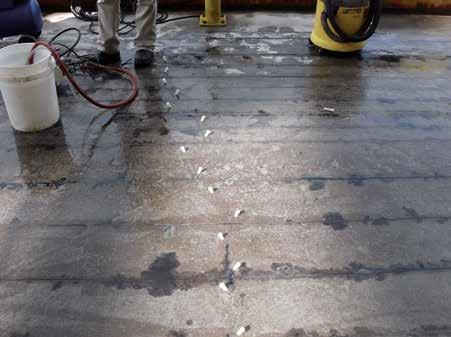 Ports Installed for Cleaning / Injection Slab Strengthening and Repairs Completed Project Challenges This project presented several challenges which the contractor had to address to achieve the