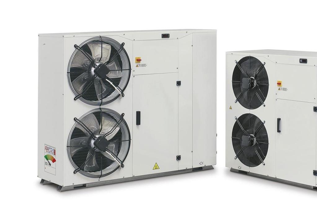 CHILLERS Water cooling by using a chiller Chillers for outside placement -