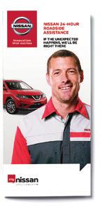 The A4 folder encompasses the mynissan ownership service flyers.