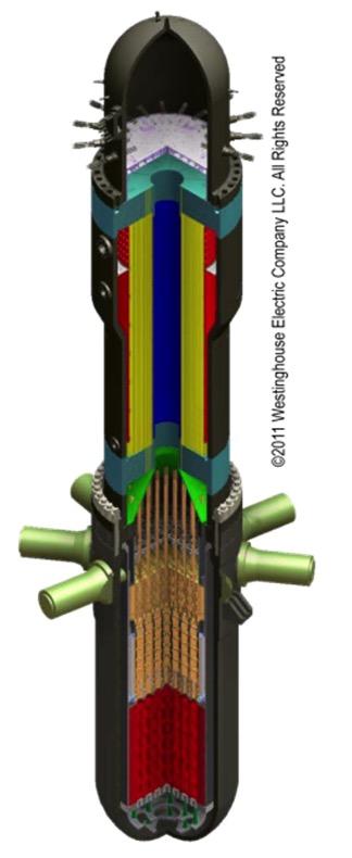 W-SMR Primary System Pressurizer Pressurizer Separation Plates CV RV Steam Generator Package (1) Hot Leg CMT (4) ICP Tank (2) Reactor Coolant Pumps (8) Hot Leg Cone Core