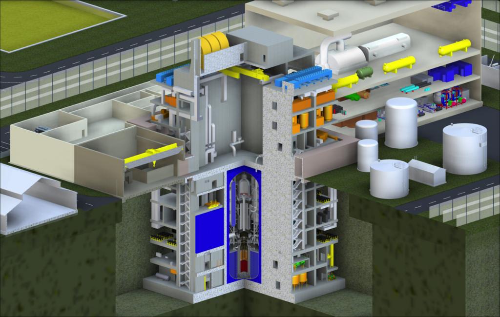 W-SMR Plant Layout Diesel Generator