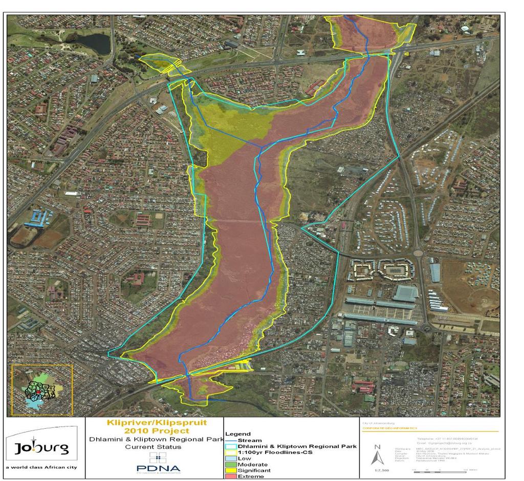 Flood modelling for flood prone areas Modelling of flood prone areas Regional hydrological modelling including flood line modelling A River Referencing System - preliminary delineation of catchments